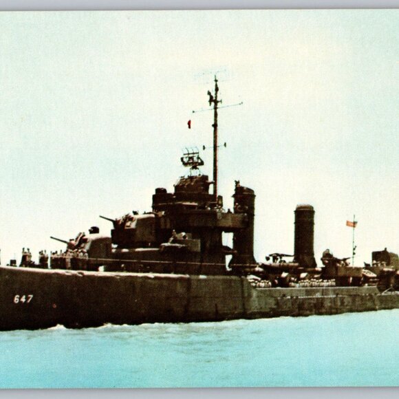 Postcard  Unposted  Warships [Destroyers] Lot of 8 Historic Collection #1164 - Picture 11 of 16